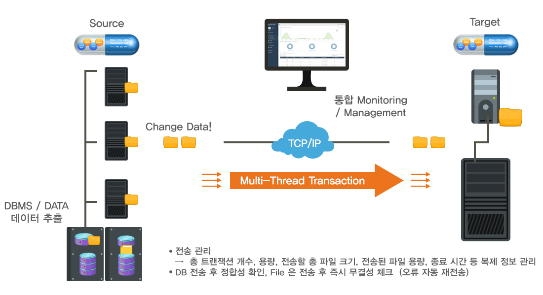 Real Time Data Replication SW